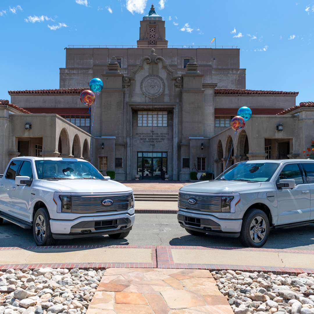 Opening day for an EV charging station at one of Metropolitan's facilities