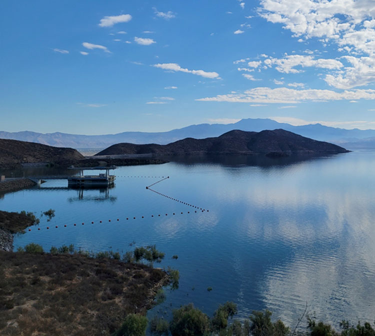 Photo of the Diamond Valley Lake